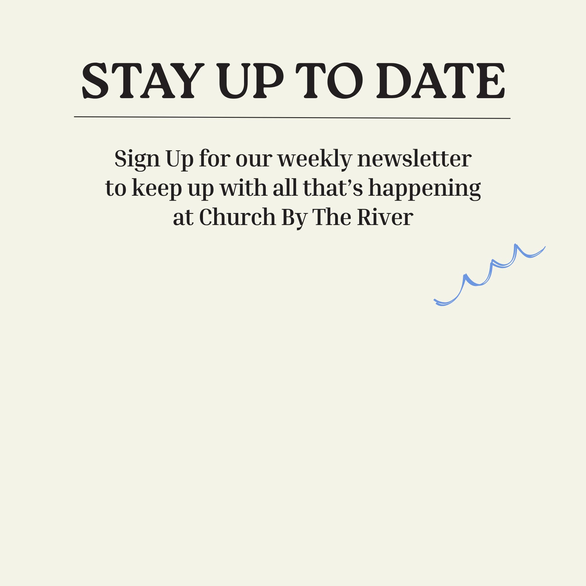 Stay updated graphic
